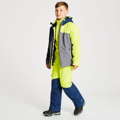 Dare2b 兒童四彈性防水透氣保暖外套 鋁灰/深海藍3