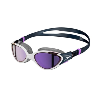 Speedo 女性 運動泳鏡 Biofuse2.0 鏡面 藍/紫 【小臉型適用】2