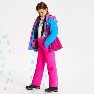 Dare2b 兒童四彈性防水透氣保暖外套 鋁灰/深海藍8