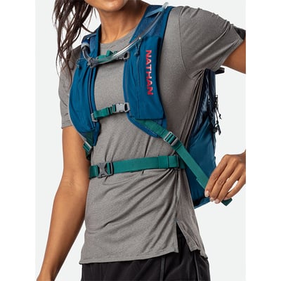 NATHAN Crossover Pack-15L 健行野跑背包-海洋藍7