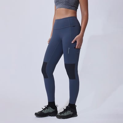 TAKODA 輕量耐磨登山緊身褲 女款 黑色 (包覆升級版)7