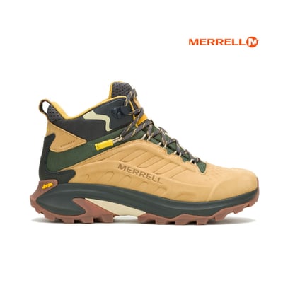 MERRELL MOAB SPEED 2 LTR MID WATERPROOF 男 中筒登山鞋 土黃色 (038425)1