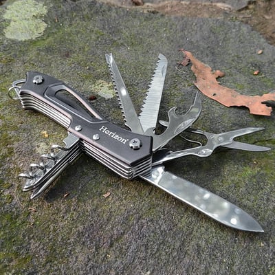 Horizon 天際線 黑化生態野營求生小刀 Safari Knife / 皇家多功能遊騎兵小刀 Ranger Knife10