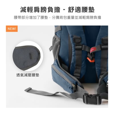 Horizon 天際線 熱銷千件的終極版 冒險家登山後背包 Adventurer 40L｜多夾層設計│肩帶減壓設計│附專屬防雨罩10
