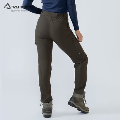 TAKODA Zuya 高彈防風防潑登山長褲 女款 兩色7