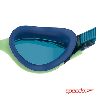 Speedo 成人 運動泳鏡 Biofuse2.0 鈷藍/淡綠5