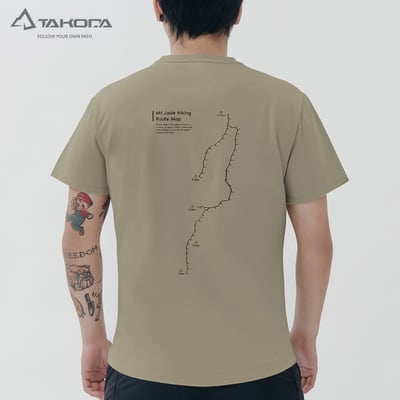 TAKODA Tipi 男純棉短袖印花系列-玉山 男款 兩色5