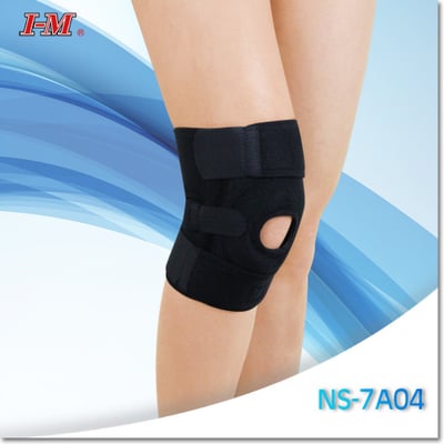 IM-開放式軟鐵護膝【加大】/Coolmax透氣紗/運動/登山/復健/台灣製造2