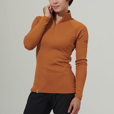 TAKODA  Maka 套頭拉鍊刷毛保暖衣 女款 黑/紫/灰/大地棕 四色25