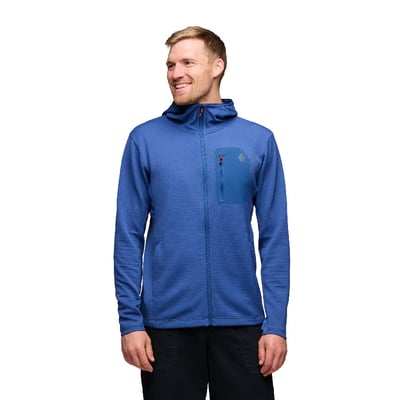 【Black Diamond】 Diverge Full Zip Hoody 保暖連帽外套 攀岩 休閒 外出 登山 跑步 寶藍色2