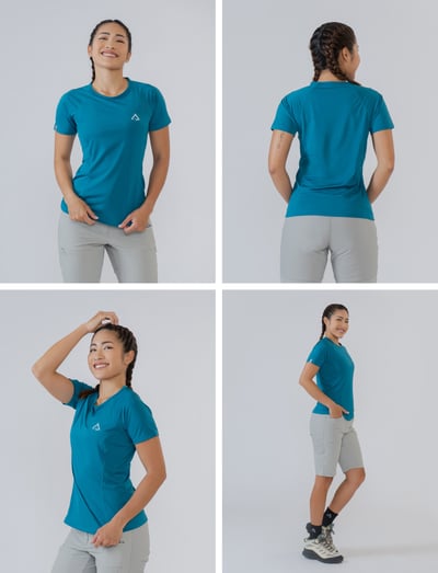 TAKODA Wi 環保機能輕量速乾短袖上衣 女款 多色6