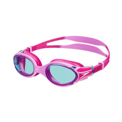 Speedo 兒童 運動泳鏡 Biofuse 2.0 電光粉/藍2