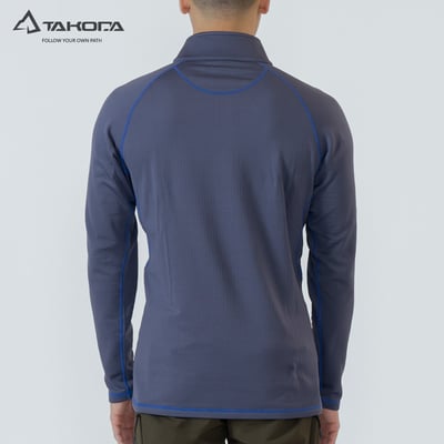 TAKODA Maka 環保方格刷毛拉鍊保暖衣 男款 三色10