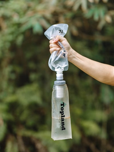 Topland 外接式行動濾水器 / 濾水器逆沖套件 新版設計 適用市面28mm口徑水袋 NEW15