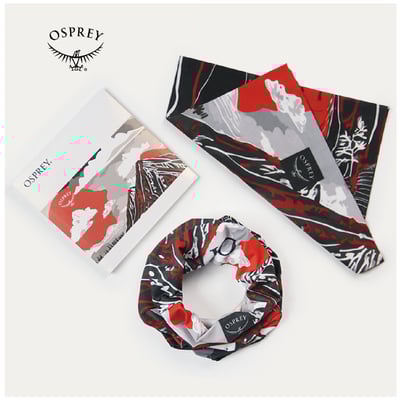 OSPREY小鹰户外魔術頭巾 男女適用 運動脖圍 面罩 防曬 透氣 焰影攀行/遠山之鷹4