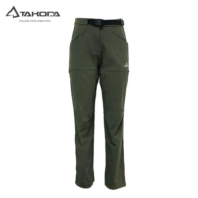 TAKODA 抗撕裂防風防潑登山長褲 女款 橄欖綠/藏青6