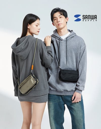 日本 SANWA SUPPLY BAG2隨身手機包 護照包 摺疊包 證件包 外出包 RFID防盜14