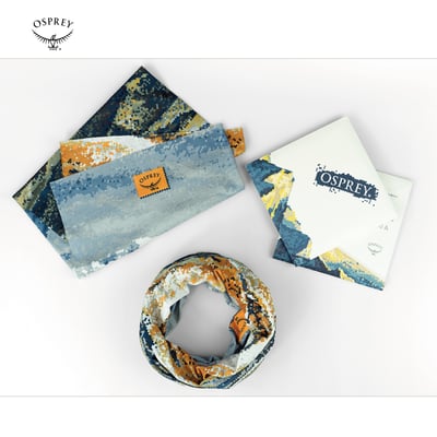 OSPREY小鹰户外魔術頭巾 男女適用 運動脖圍 面罩 防曬 透氣 印象畫系列28