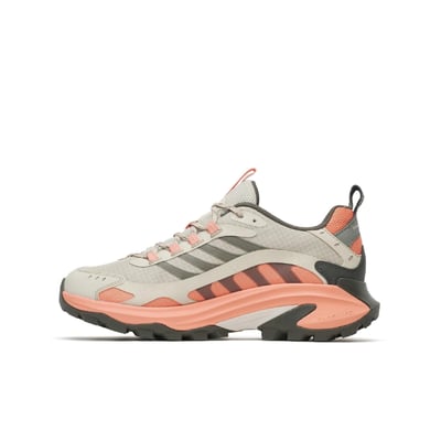 MERRELL MOAB SPEED 2 GTX 防水登山健行鞋 女款 玄武岩/朱紅色 (00005349)2
