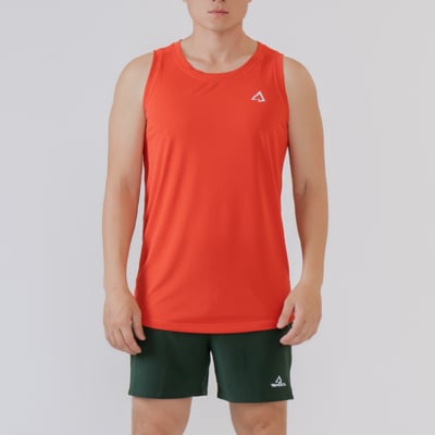 TAKODA Wi 環保機能速乾無袖背心 男款 黑/橙紅/黃 三色10