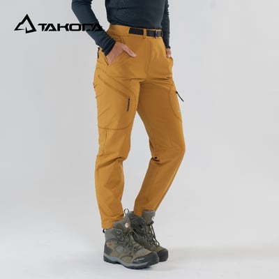 TAKODA Zuya 多口袋輕量防風防潑登山長褲 女款 三色6