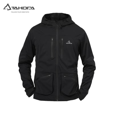 TAKODA Kinyan 彈性全防水降噪外套 男款 黑色2