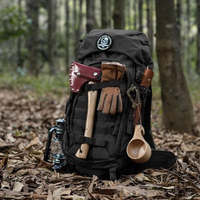 Mountaintop 50L 戰術軍用裝備包 登山包 附防雨罩 MPA597322