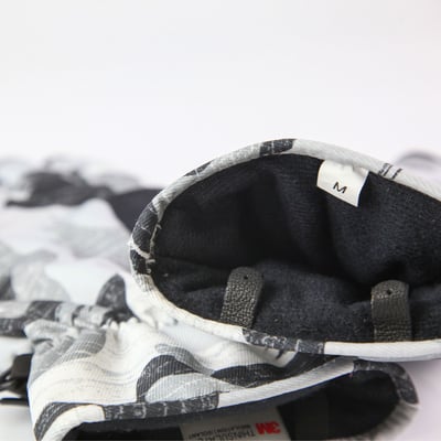 WELL FIT KEVLAR印花防水觸控通勤手套-東京灰/灰黑城市幾何7