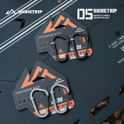 探野者ShinTrip05系列戰術D型扣環 2入組1