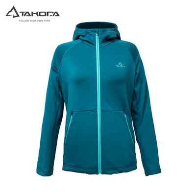 TAKODA  Skan 中層刷毛連帽外套 女款 暗岩藍/黑 兩色13