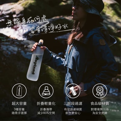 Topland 行動濾水器 1000ml、2000ml、3000ml（基本款升級大全配）2