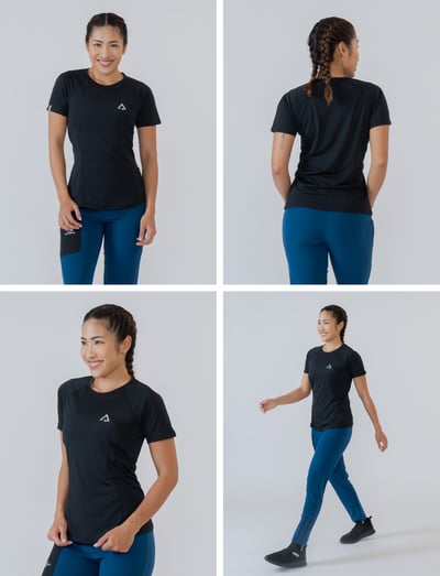 TAKODA Wi 環保機能輕量速乾短袖上衣 女款 多色10