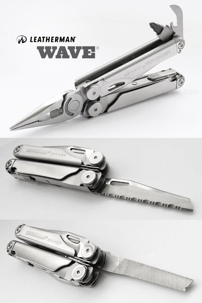 美國Leatherman NEW WAVE全新一代救命TOOL霸工具鉗/付BIT KIT多功能工具組/公司貨5