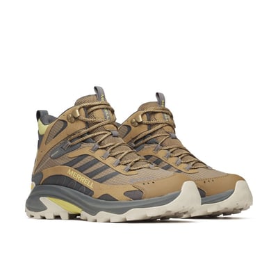 MERRELL MOAB SPEED 2 MID GTX 防水登山健行鞋 男款 棕綠色(038339)4