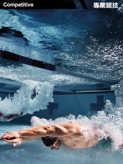 SPEEDO 度數泳鏡 Mariner Supreme 黑(衛)/請置商店洽詢9