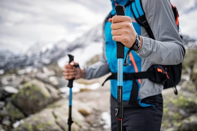 MASTERS Speedster Calu超短卡魯登山杖 碳纖維鋁合金複合材料 義大利製6