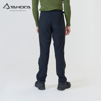 TAKODA 抗撕裂防風防潑登山長褲 男款 黑色/橄綠4