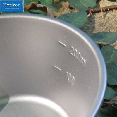 Horizon 天際線 純鈦野營雪拉碗 (300ml/450ml)│雪拉杯│露營碗│握柄牢固不彎折不燙手｜登山野營純鈦餐具│好物嚴選5