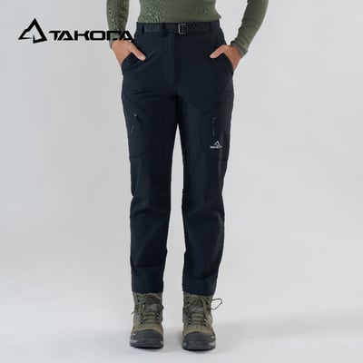 TAKODA Zuya 多口袋輕量防風防潑登山長褲 女款 三色8