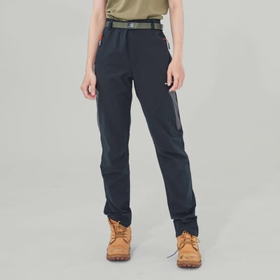 TAKODA 輕量彈性吸濕排汗速乾長褲 女款 鐵灰/黑8