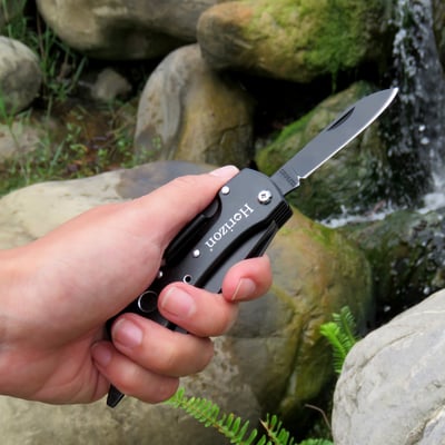 Horizon 天際線 黑化生態野營求生小刀 Safari Knife / 皇家多功能遊騎兵小刀 Ranger Knife5