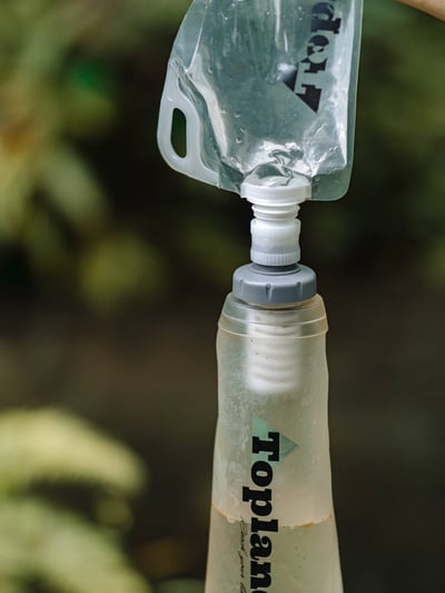 Topland 外接式行動濾水器 / 濾水器逆沖套件 新版設計 適用市面28mm口徑水袋 NEW16