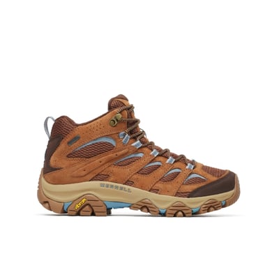 MERRELL MOAB 3 MID GTX 防水登山健行鞋 女款 紅土棕 (00005417)2