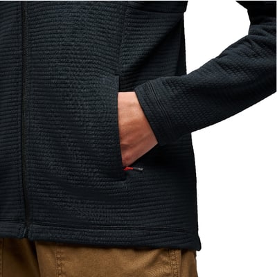 【Black Diamond】 W's Diverge Full Zip Hoody 女款保暖連帽外套 攀岩 休閒 外出 登山 跑步 黑色5