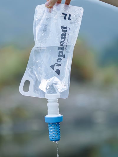 Topland 外接式行動濾水器 / 濾水器逆沖套件 新版設計 適用市面28mm口徑水袋 NEW13