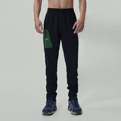 TAKODA 輕量彈性多功能快乾長褲 男款 黑色/午夜藍2