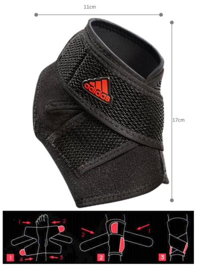 adidas 運動護踝 壓力提高 透氣提升 登山 跑步 健行 運動 /2入優惠 /公司貨4