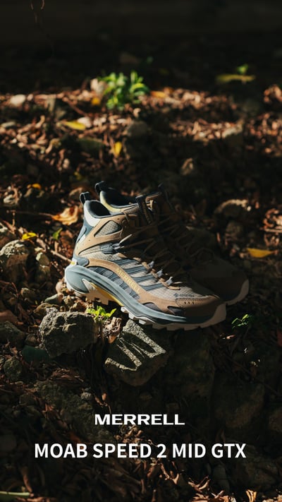 MERRELL MOAB SPEED 2 MID GTX 防水登山健行鞋 男款 棕綠色(038339)12