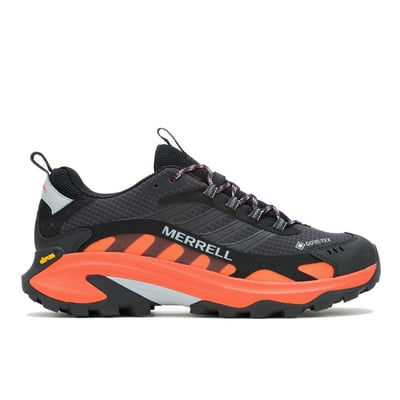 Merrell MOAB SPEED 2 GORE-TEX® 男款 防水登山鞋 黑橘色 (038393)3