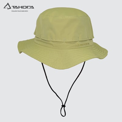TAKODA Wiyaka 防潑水可收納漁夫帽 暖橘色/森林綠/黑色15